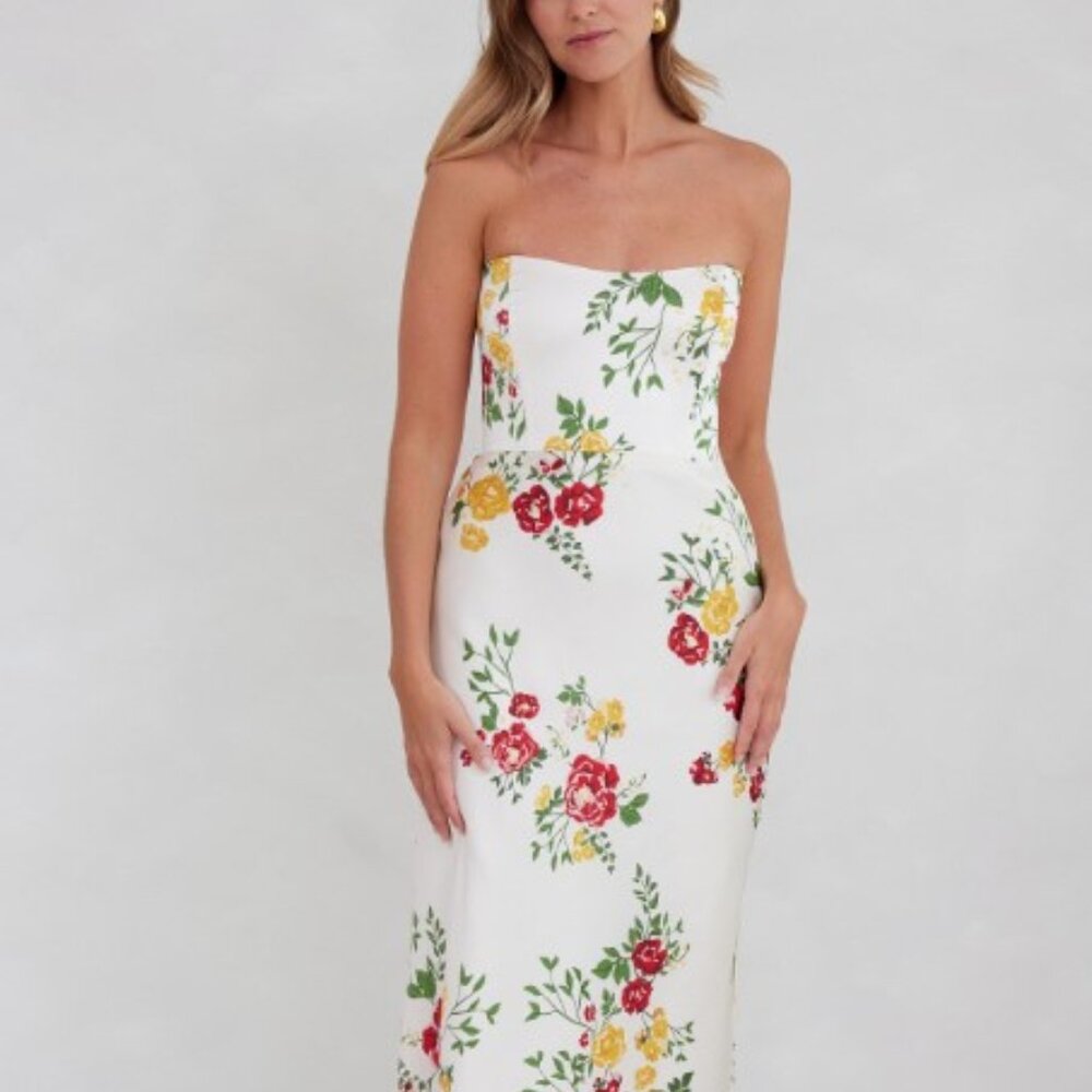 Park & Fifth Brodie Dress, Size L, NWT, Floral Bridesmaid